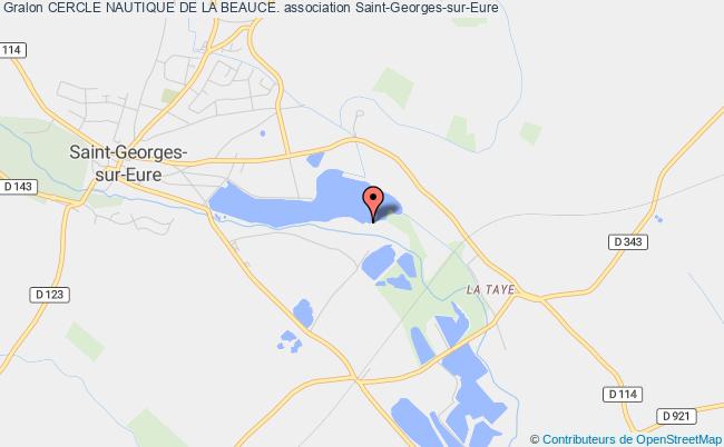 plan association Cercle Nautique De La Beauce. Saint-Georges-sur-Eure