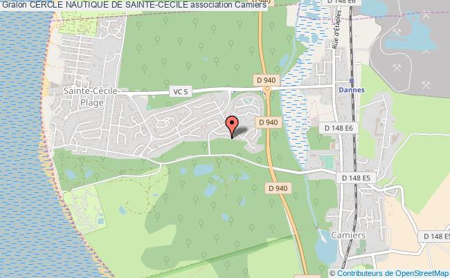 plan association Cercle Nautique De Sainte-cecile Camiers