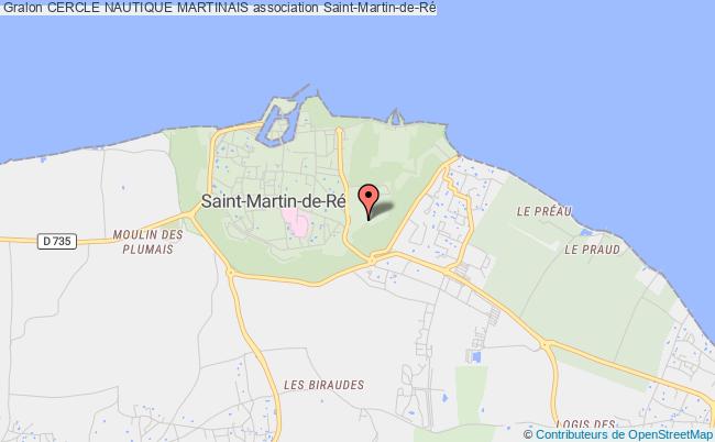 plan association Cercle Nautique Martinais Saint-Martin-de-Ré