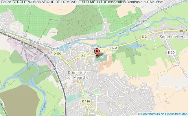 plan association Cercle Numismatique De Dombasle Sur Meurthe Dombasle-sur-Meurthe