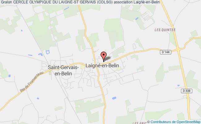 plan association Cercle Olympique Du LaignÉ-st Gervais (colsg) Laigné-en-Belin