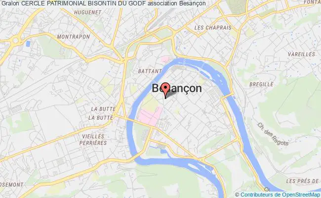 plan association Cercle Patrimonial Bisontin Du Godf Besançon