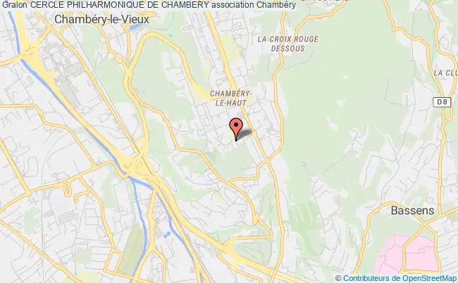 plan association Cercle Philharmonique De Chambery Chambéry
