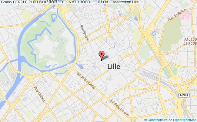 plan association Cercle Philosophique De La Metropole Lilloise Lille