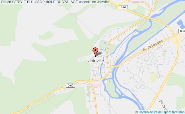 plan association Cercle Philosophique Du Vallage Joinville