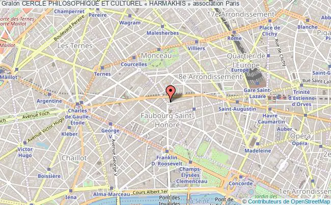 plan association Cercle Philosophique Et Culturel « Harmakhis » Paris