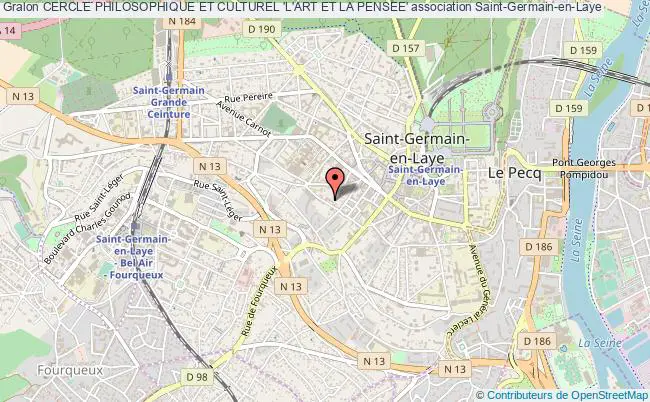 plan association Cercle Philosophique Et Culturel 'l'art Et La Pensee' Saint-Germain-en-Laye