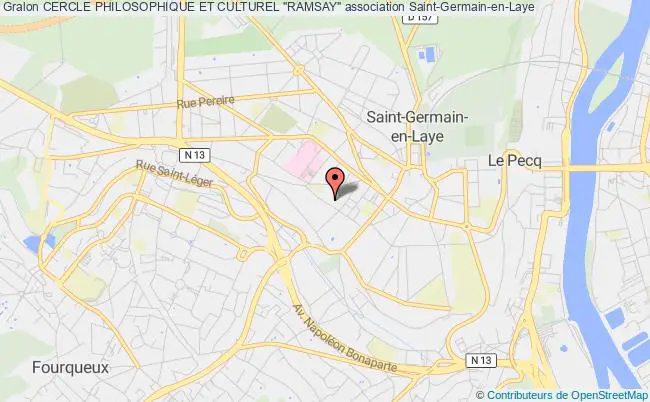 plan association Cercle Philosophique Et Culturel "ramsay" Saint-Germain-en-Laye