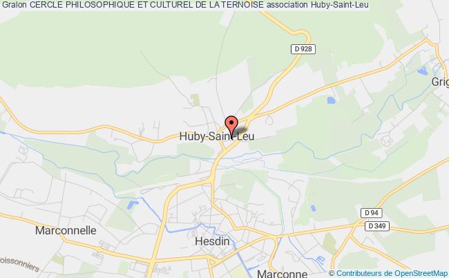 plan association Cercle Philosophique Et Culturel De La Ternoise Huby-Saint-Leu