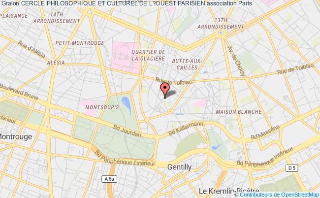 plan association Cercle Philosophique Et Culturel De L?ouest Parisien Paris