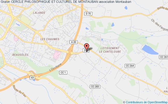 plan association Cercle Philosophique Et Culturel De Montauban Montauban