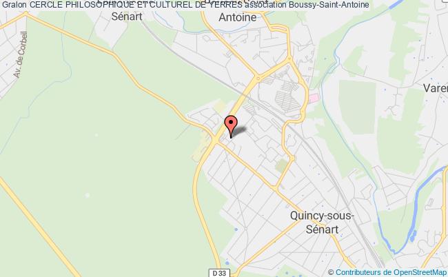 plan association Cercle Philosophique Et Culturel De Yerres Boussy-Saint-Antoine