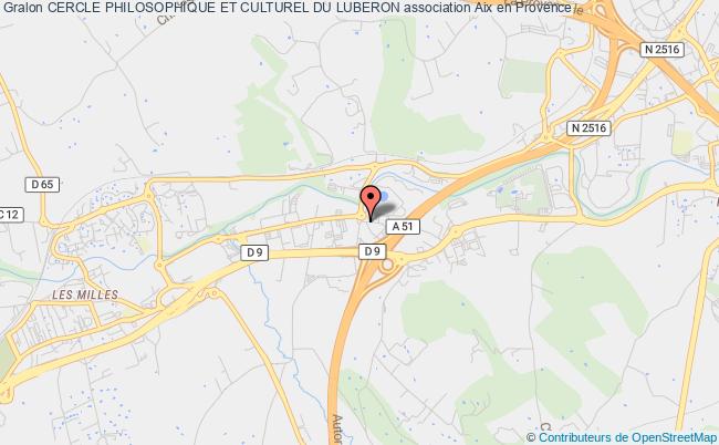 plan association Cercle Philosophique Et Culturel Du Luberon Aix-en-Provence