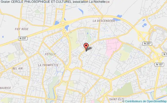 plan association Cercle Philosophique Et Culturel La    Rochelle