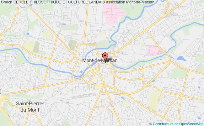 plan association Cercle Philosophique Et Culturel Landais Mont-de-Marsan