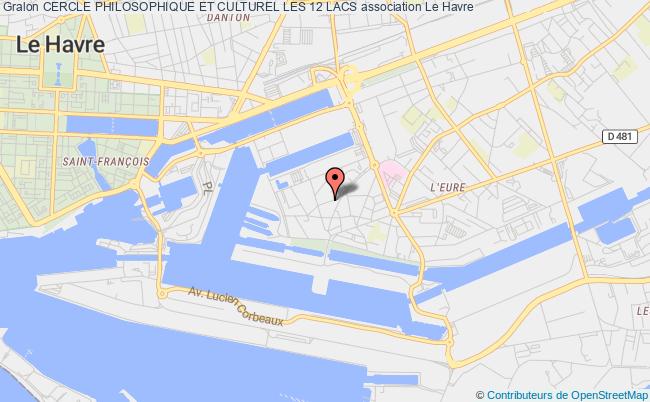 plan association Cercle Philosophique Et Culturel Les 12 Lacs Le Havre