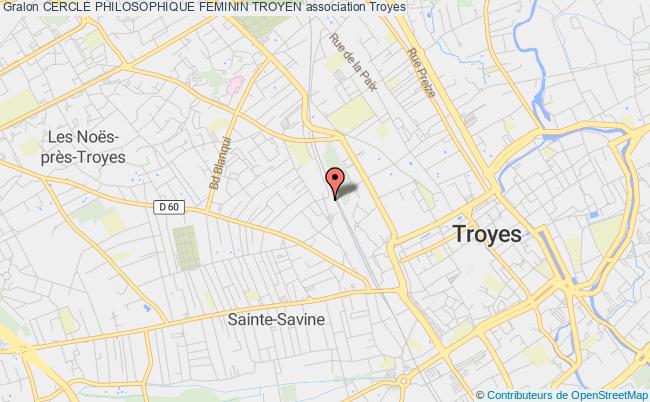 plan association Cercle Philosophique Feminin Troyen Troyes