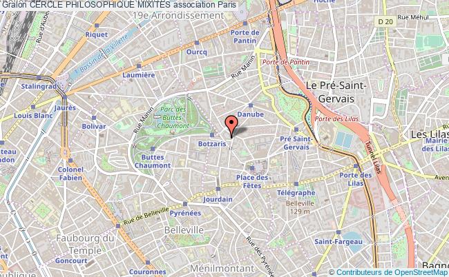 plan association Cercle Philosophique Mixites Paris