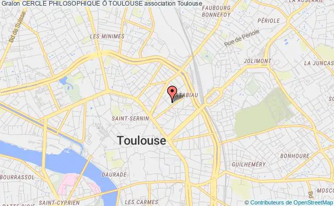 plan association Cercle Philosophique Ô Toulouse Toulouse