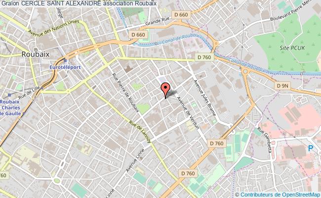 plan association Cercle Saint Alexandre 