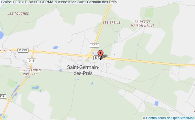 plan association Cercle Saint-germain Saint-Germain-des-Prés
