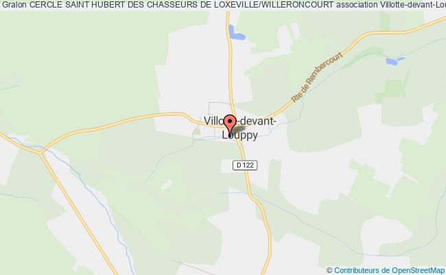 plan association Cercle Saint Hubert Des Chasseurs De Loxeville/willeroncourt Villotte-devant-Louppy