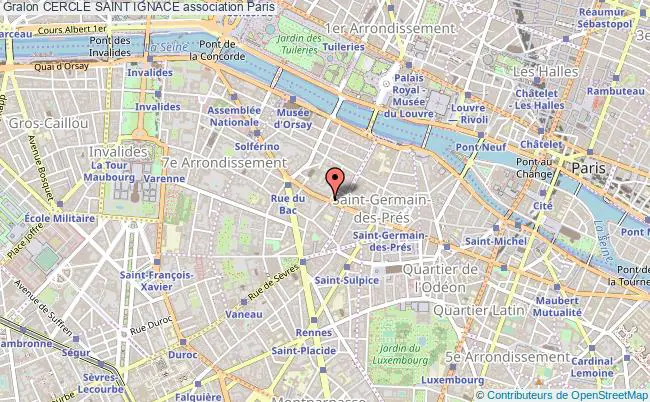 plan association Cercle Saint Ignace Paris