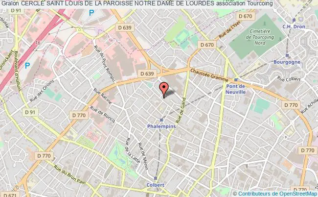 plan association Cercle Saint Louis De La Paroisse Notre Dame De Lourdes 