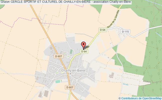plan association Cercle Sportif Et Culturel De Chailly-en-biere - Chailly-en-Bière