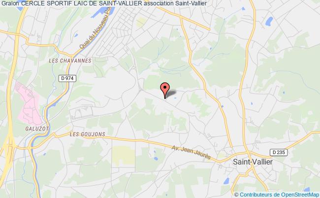 plan association Cercle Sportif Laic De Saint-vallier Saint-Vallier