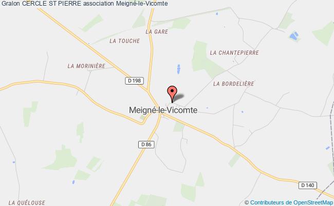 plan association Cercle St Pierre Meigné-le-Vicomte