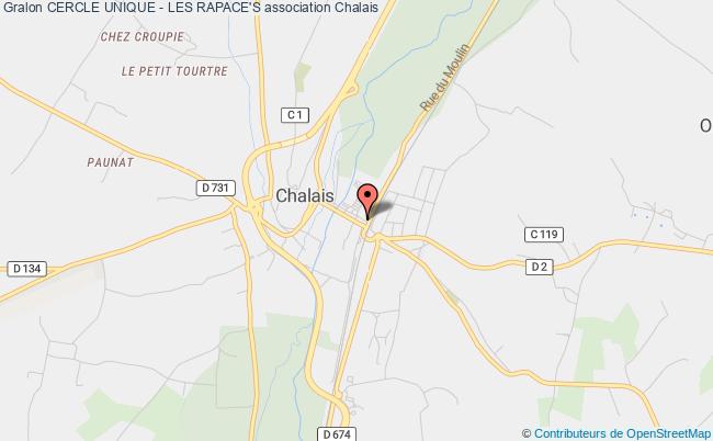 plan association Cercle Unique - Les Rapace's Chalais