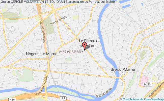plan association Cercle Voltaire UnitÉ SolidaritÉ Le Perreux-sur-Marne