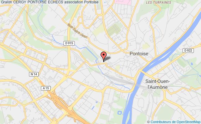 plan association Cergy Pontoise Echecs Pontoise