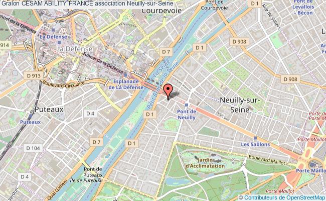 plan association Cesam Ability France Neuilly-sur-Seine