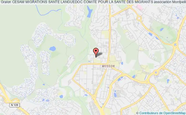 plan association Cesam Migrations Sante Languedoc Comite Pour La Sante Des Migrants Montpellier