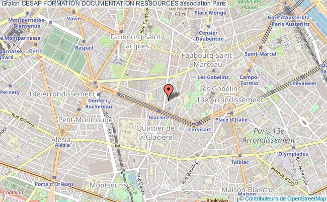 plan association Cesap Formation Documentation Ressources Paris