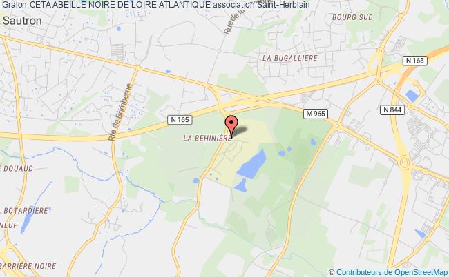 plan association Ceta Abeille Noire De Loire Atlantique Saint-Herblain