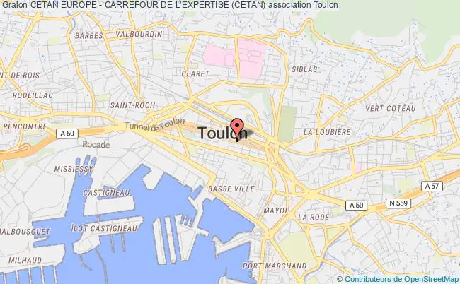 plan association Cetan Europe - Carrefour De L'expertise (cetan) Toulon