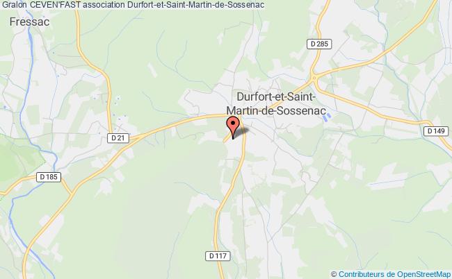 plan association Ceven'fast Durfort-et-Saint-Martin-de-Sossenac
