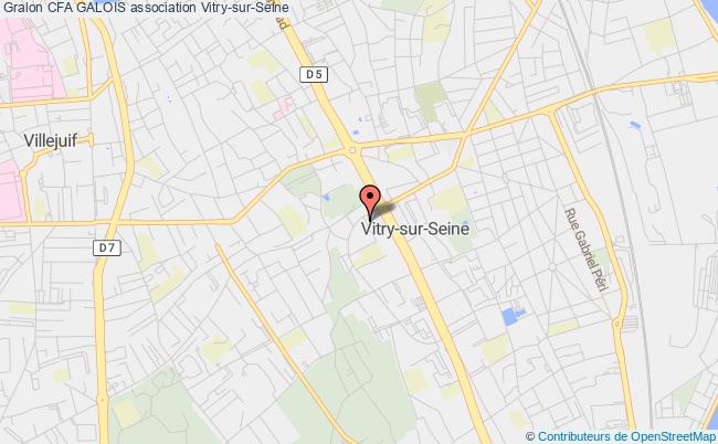 plan association Cfa Galois Vitry-sur-Seine