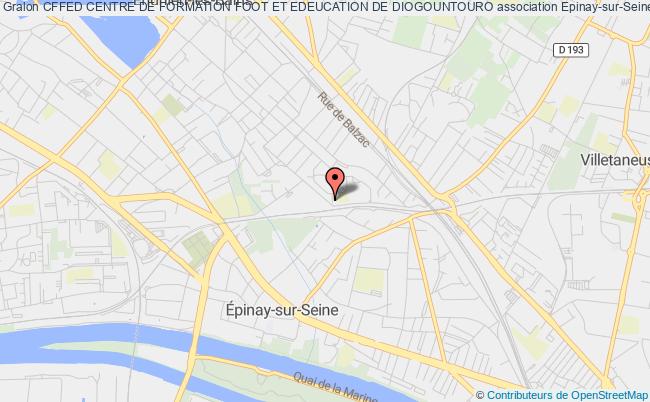 plan association Cffed Centre De Formation Foot Et Edeucation De Diogountouro Épinay-sur-Seine