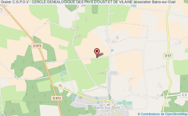 plan association C.g.p.o.v - Cercle Genealogique Des Pays D'oust Et De Vilaine Bains-sur-Oust