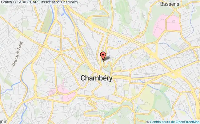 plan association Ch'aixspeare Chambéry