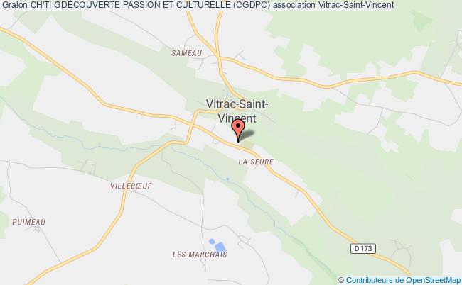 plan association Ch'ti GdÉcouverte Passion Et Culturelle (cgdpc) Vitrac-Saint-Vincent
