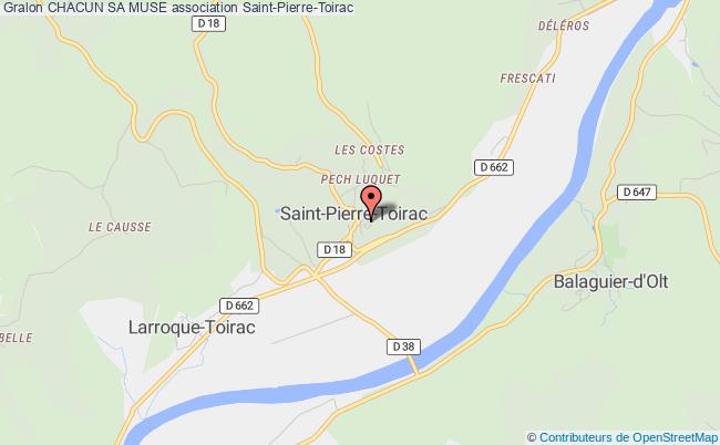 plan association Chacun Sa Muse Saint-Pierre-Toirac