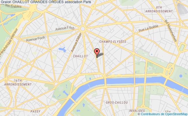 plan association Chaillot Grandes Orgues Paris