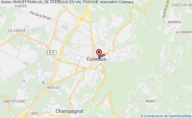 plan association Chalet Familial De Cuiseaux En Val Foncine Cuiseaux