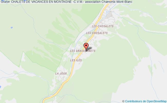 plan association Chalets De Vacances En Montagne -c.v.m.- Chamonix-Mont-Blanc
