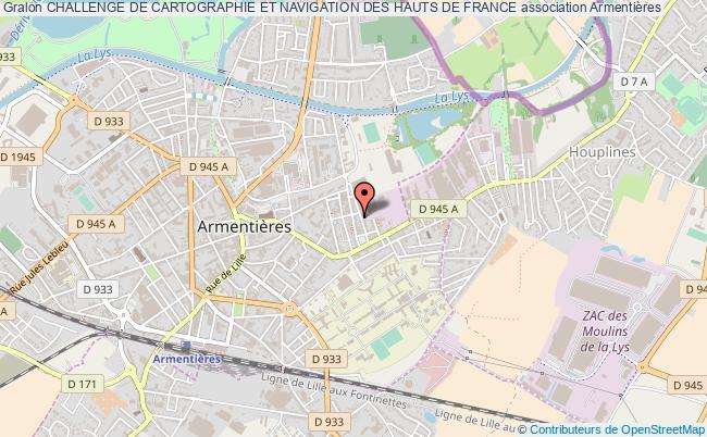 plan association Challenge De Cartographie Et Navigation Des Hauts De France Armentières